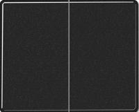 Выключатель двухклавишный Jung SL500 505U+SL595SW