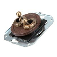 Тумблерный 4-х позиционный выключатель для внутреннего монтажа проходной Salvador венге CL51WG