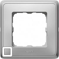 Рамка 1 местная алюминий 773671 Legrand Cariva цвет алюминий