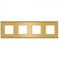 Рамка 4-пост Золото красное Fede Toledo FD01214OR