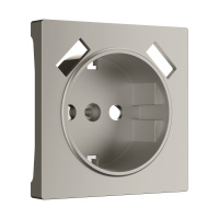 Розетка с заземлением USB тип A+A Werkel дымчатый W1271704+W1171501