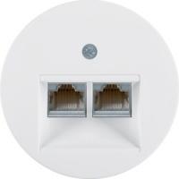 Розетка телефонная двойная EPUAE8-8UPO | 14092089 Berker