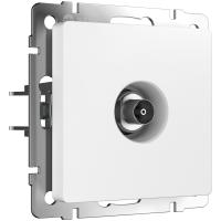 ТВ-розетка оконечная белый матовый Werkel Встраиваемые механизмы белые матовые W1183061