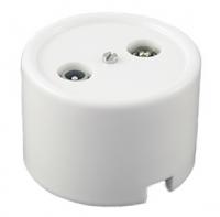 Розетка TV/R-SAT оконечная Bironi Белый B1-305-01