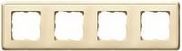 Рамка 4 местная 773754 Legrand Cariva цвет бежевый