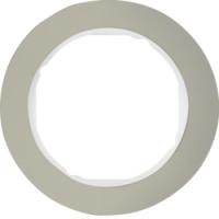 Рамка одиночная сталь (мех. белый) 10112014 Berker