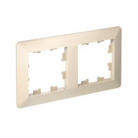 Рамка 2-поставая универсальная Systeme Electric AtlasDesign Air, БЕЖЕВЫЙ ATN220202