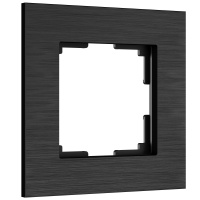 Рамка из металла на 1 пост АluMax черный алюминий Werkel AluMax черный алюминий W0013508