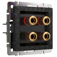 Акустическая розетка черный Werkel Встраиваемые механизмы Hammer черные W1285008