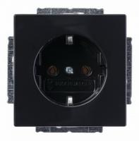 Розетка 220v с/з антрацит ABB Dynasty 2CKA002011A6215