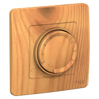 Светорегулятор скрытой установки (диммер) поворотно-нажимной 400ВТ Systeme Electric Blanca BLNSS040015, Ясень