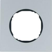 Рамка одноместная плоская алюминий 10112674 Berker R8