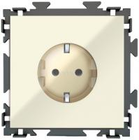 Розетка электрическая с заземлением 16 A CGSS цв. бежевый PL-W160A-BGG