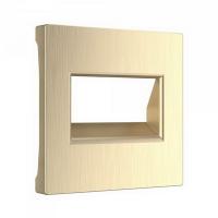 Компьютерная розетка rj45 двойная UTP cat 5e шампань рифленая Werkel W1181101 + W1191110