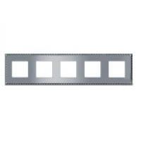 Рамка 5-пост Хром светлый Fede Toledo FD01215CB