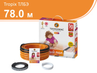 Нагревательный кабель для теплого пола Теплолюкс TROPIX ТЛБЭ 1400 Вт 78 м