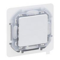 Выключатель 1-клав проходной IP44 белый Inspiria 673670