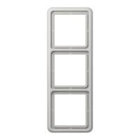 Рамка трехместная цвет светло-серый Jung CD500 CD583LG