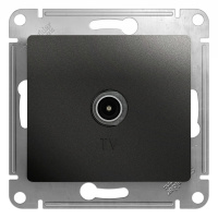 Розетка TV проходная 4DB Systeme Electric Glossa, антрацит GSL000792
