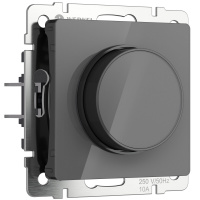 Диммер Werkel акрил графит винтовая клемма (W1142044)