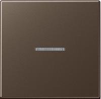 Выключатель одноклавишный с подсветкой Jung 501U+90+A590KO5MO