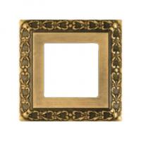 Рамка 1-пост Светлая бронза Fede San Sebastian FD01221PB