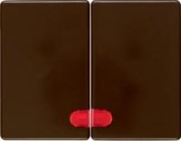 Выключатель двухклавишный с подсветкой 3035 | 1675 | 14370001 Berker