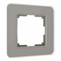 Рамка из стекла на 1 пост Elite дымчатый Werkel Elite дымчатый W0012417