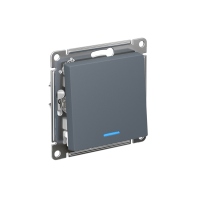 Выключатель 1-клавишный Systeme Electric AtlasDesign с подсветкой, сх.6а, 10АХ, мех., быстрозажим. клем., ГРИФЕЛЬ ATN000763S