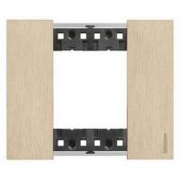 1 постовая рамка золото Bticino Living Now KA4802ZW