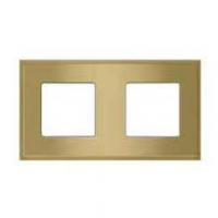 Рамка 2-пост Светлое золото Fede Madrid  FD01242OB
