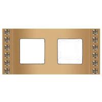 Рамка 2-пост Velvet Fede Crystal De Luxe FD01272OR