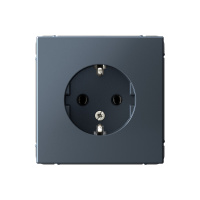 Розетка с заземлением Systeme Electric ArtGallery, 16А, грифель  GAL000743