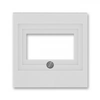 Накладка для розеток USB - HDMI - VGA ABB Levit серый - белый 2CHH290040A4016