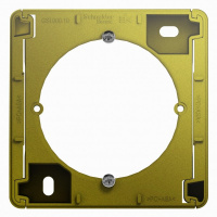 Коробка для наружного монтажа Systeme Electric (Schneider Electric) Glossa, фисташковый GSL001000