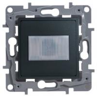 Выключатель с датчиком движения без нейтрали 400 Вт антрацит Etika 672617