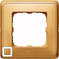 Рамка 1 местная матовое золото 773661 Legrand Cariva цвет матовое золото