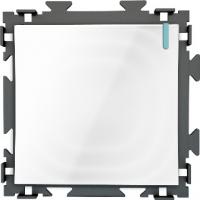 Выключатель 1-клав CGSS цв. белый PL-W101-WCG