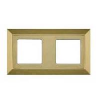 Рамка 2-пост Светлое золото Fede Barcelona  FD01252OB