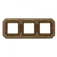 Рамка 3-пост Светлая бронза Fede Firenze FD01363PB