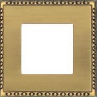 Рамка 1-пост Светлая бронза Fede Toledo FD01211PB