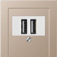 usb розетка | зарядка Jung 260209+A569PLTCH