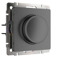 Диммер графит рифленый Werkel Встраиваемые механизмы графит рифленый W1142004