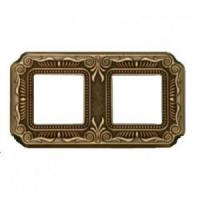 Рамка 2-пост Светлая бронза Fede Firenze FD01362PB