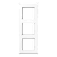 Рамка трехместная цвет белый Jung a creation AC583WW