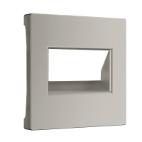 Компьютерная двойная розетка RG45+RG45 UTP cat 5e Werkel дымчатый W1291104+W1181001