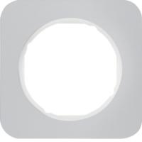 Рамка 1 местная алюминий полярная белизна 10112174 Berker R1