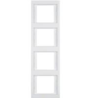 Рамка белая четверная вертикальная 13437009 Berker K