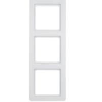 Рамка 3 местная белая 10136089 Berker Q1