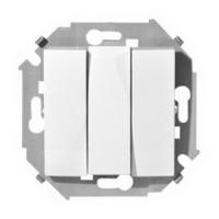 Выключатель 3 клавишный Simon 15 1591391-030